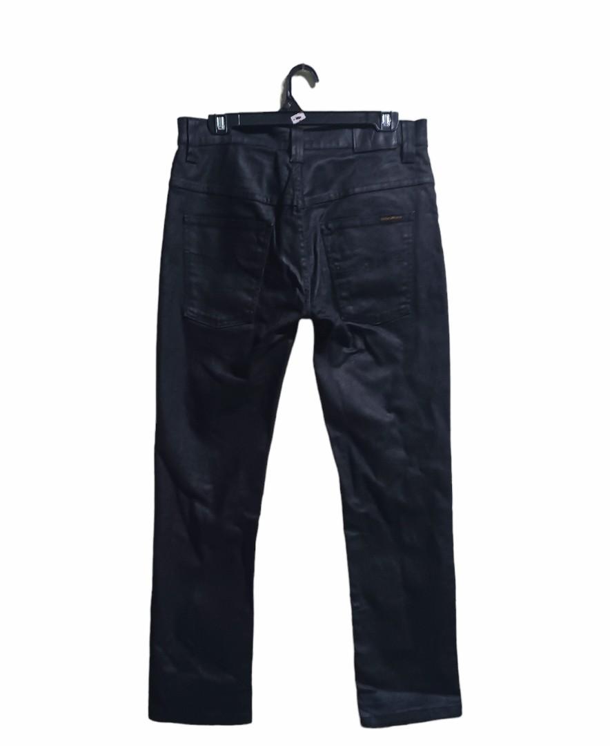 Nudie waxed denim cheap