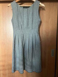 Office tweed skater dress