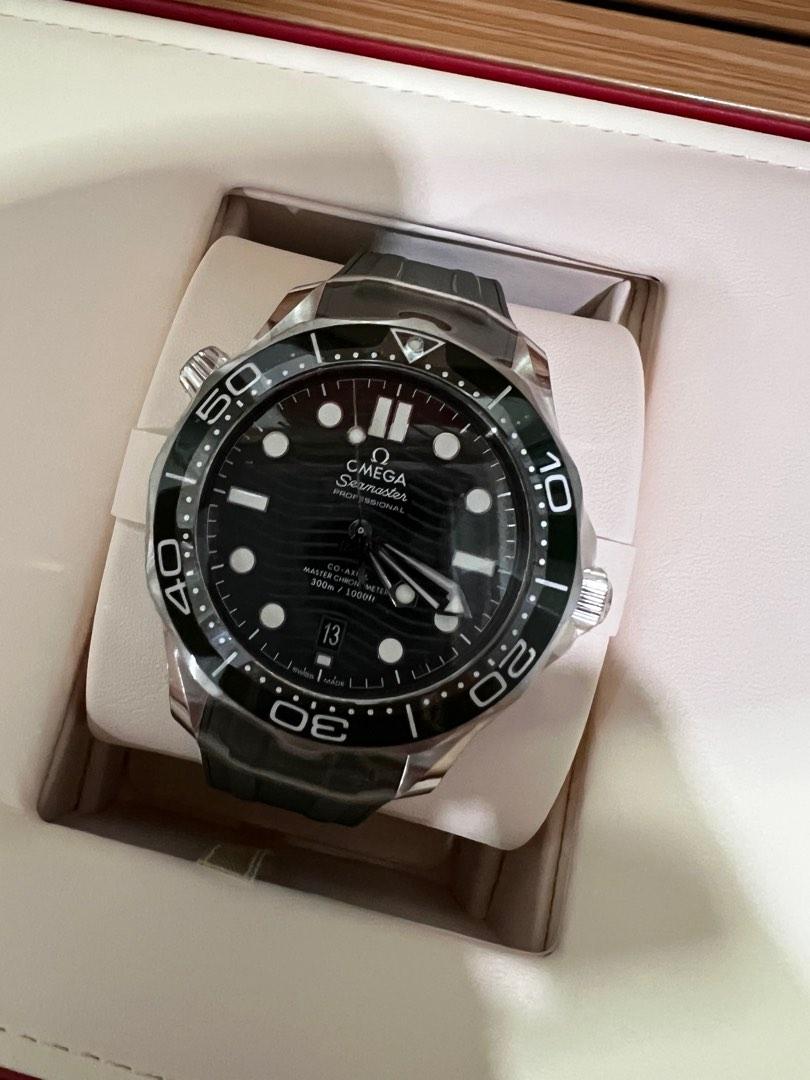 Omega seamaster 300 green super rare, Luxury, Watches on Carousell