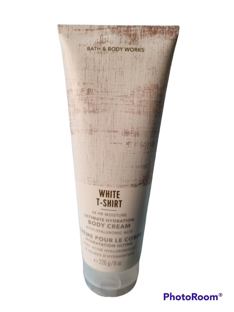 Original Bath and Body Works White TShirt Body Creme, Beauty