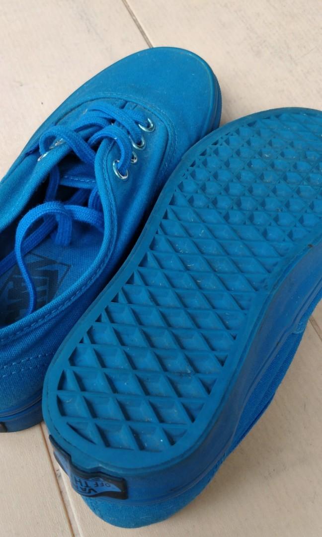 Vans authentic mono online blue