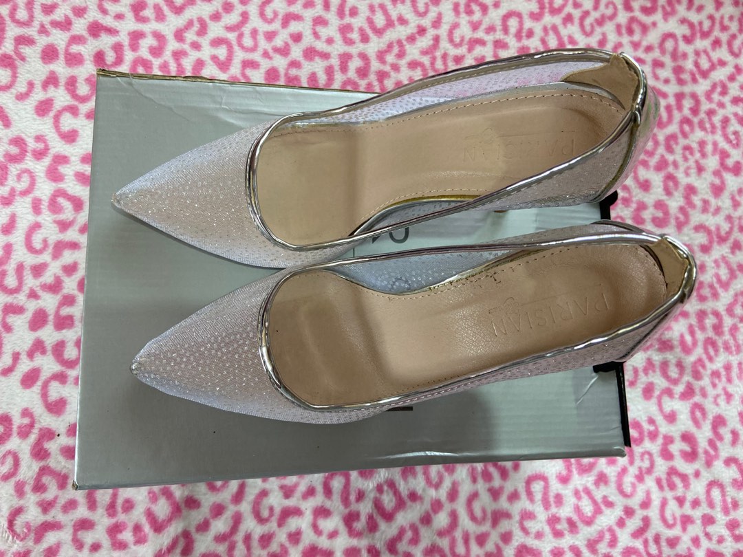 Parisian White Heels, Women's Fashion, Footwear, Heels on Carousell