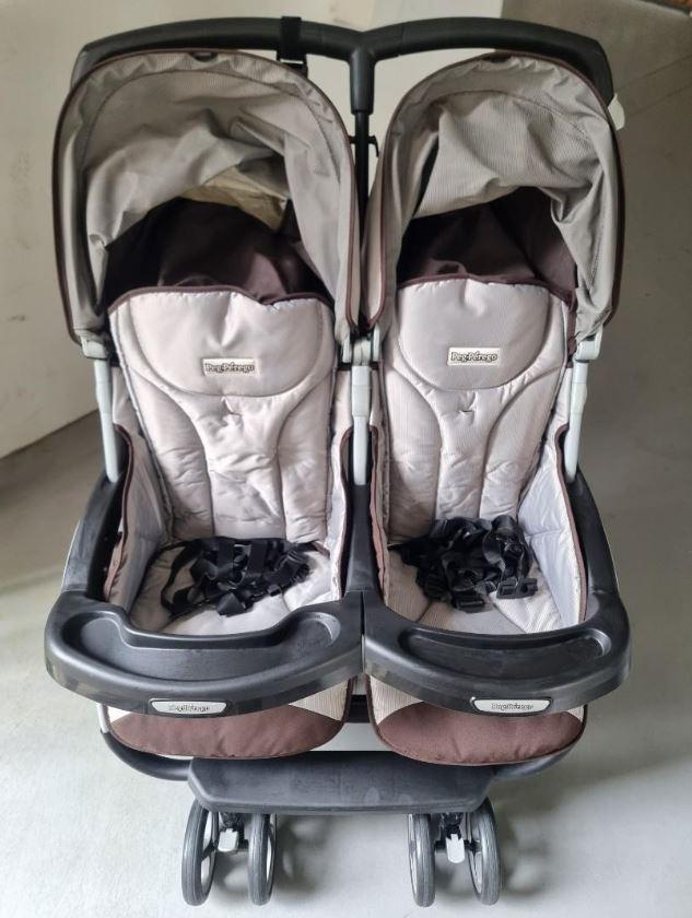 Poussette double peg perego aria twin 60 40 sale