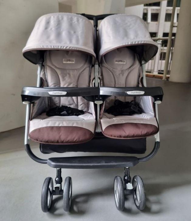 Poussette double peg perego aria twin 60 40 clearance