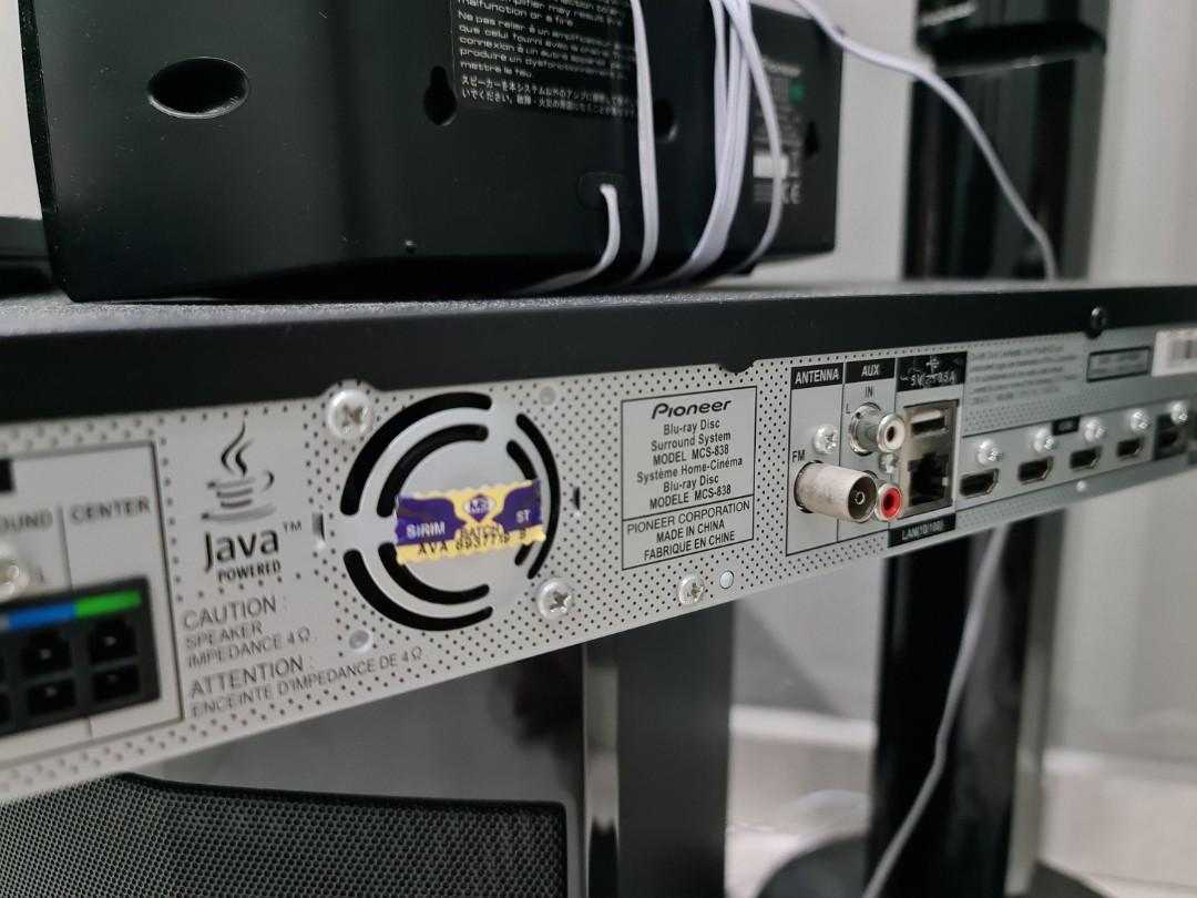 Pioneer sound system, TV & Home Appliances, TV & Entertainment, BluRay