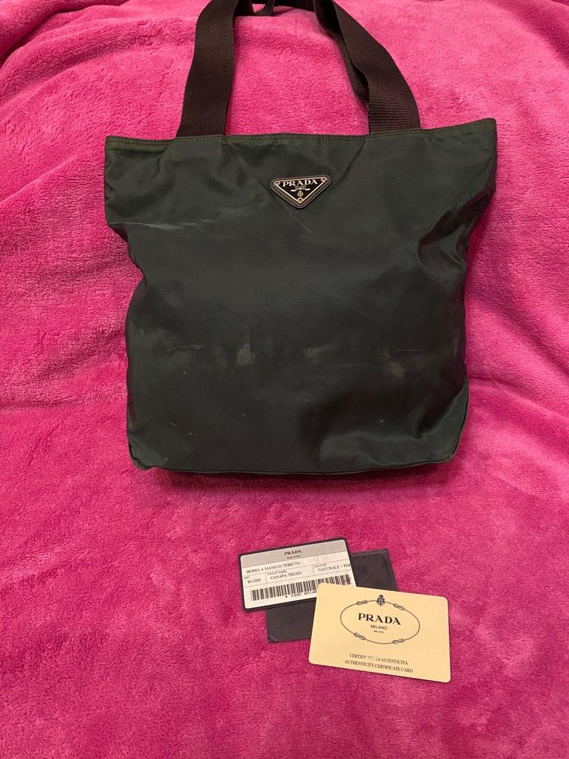 Prada Nylon tote bag, Luxury, Bags & Wallets on Carousell