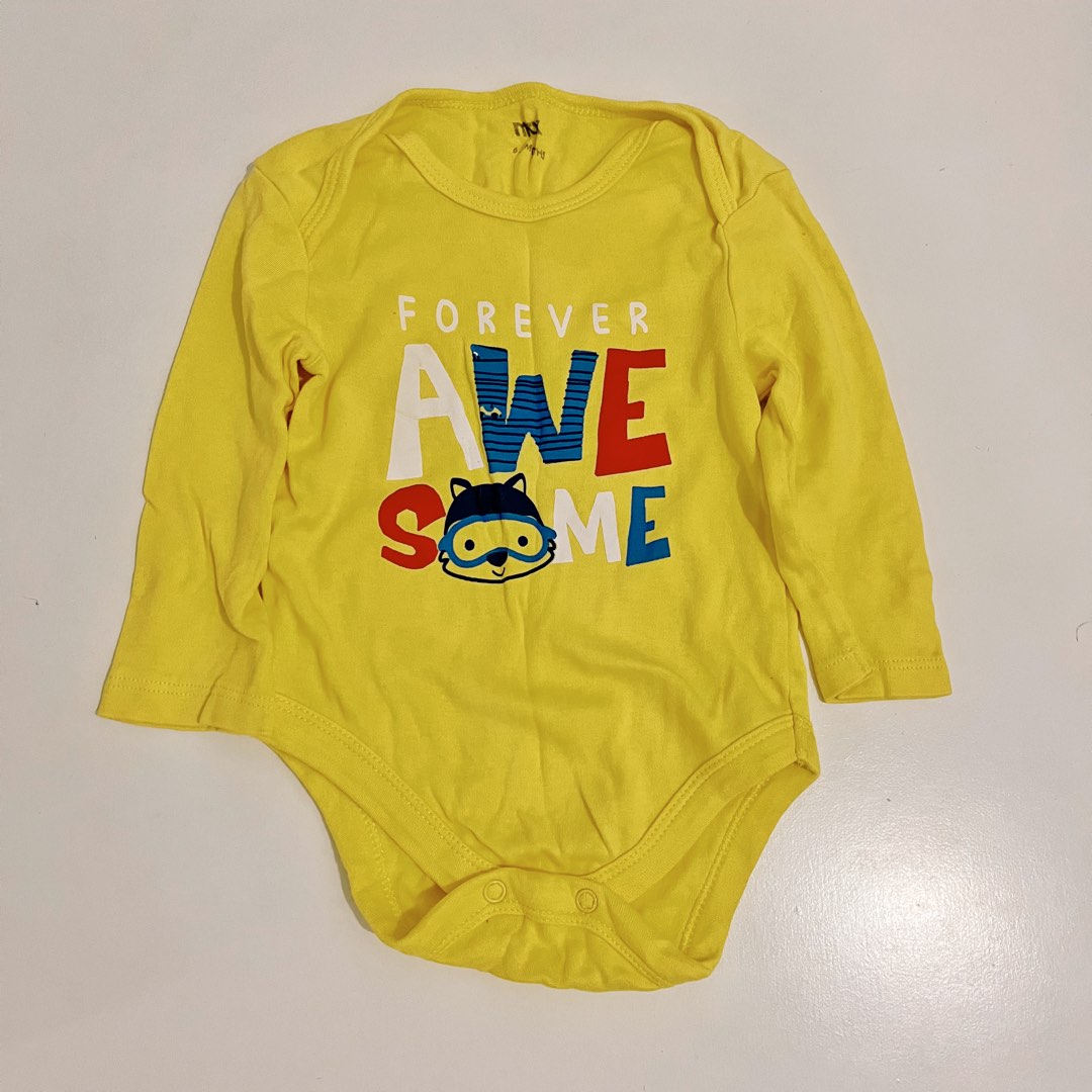 Preloved Awesome Onesie, Babies & Kids, Babies & Kids Fashion on Carousell