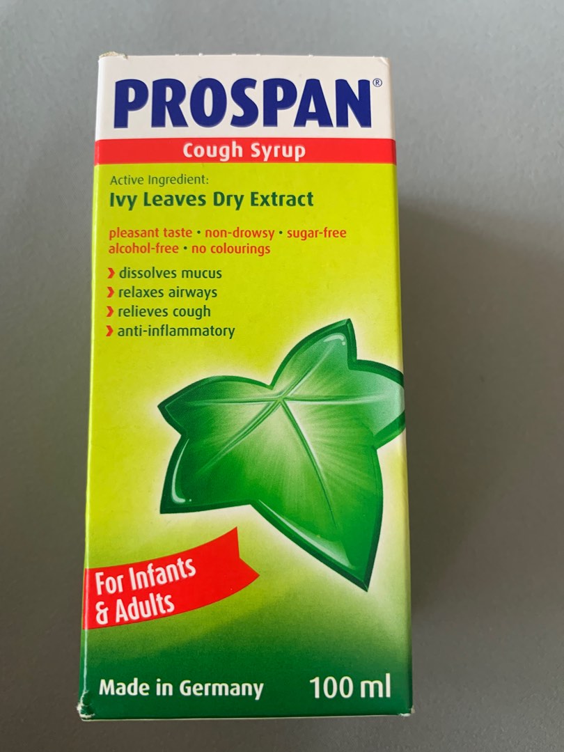 Prospan Cough syrup For Infants & Adult, Health & Nutrition, Medical