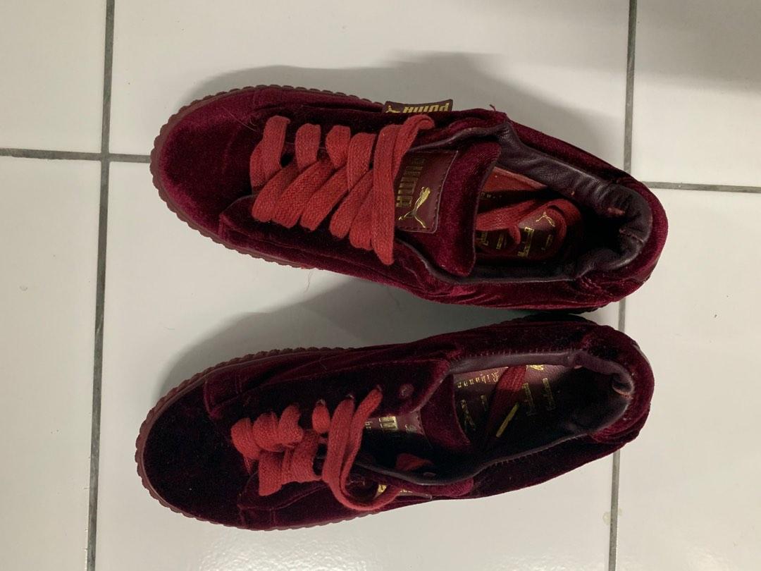 Puma creepers store velvet maroon