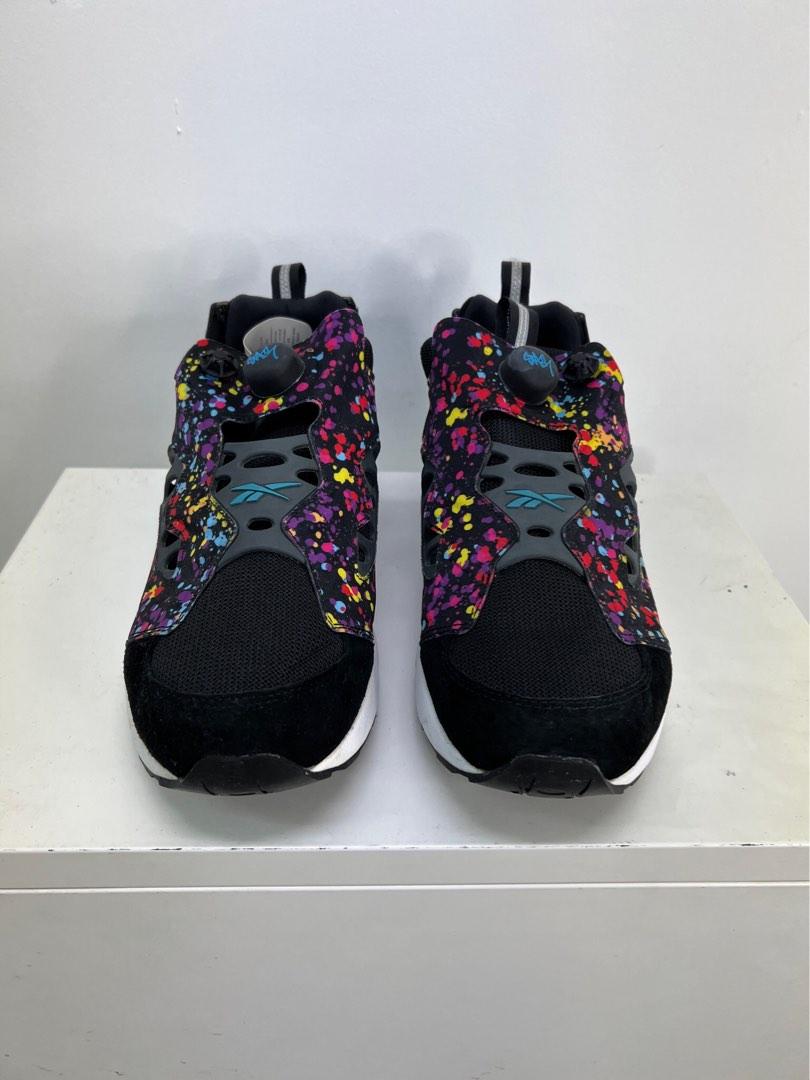 Stash x reebok store instapump fury road splatter