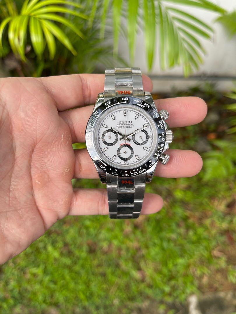 Seiko Mod - Panda VK63 Chronograph, Men's Fashion, Watches & Accessories,  Watches on Carousell