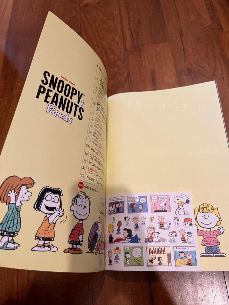Snoopy peanuts comic book with English and Japanese magazine dog