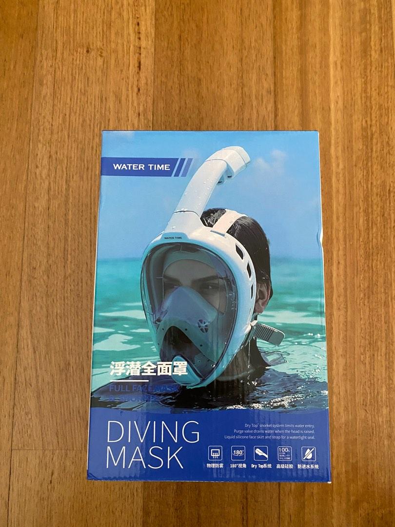 Snorkeling Full Face Mask 15 SGD, Sports Equipment, Other Sports