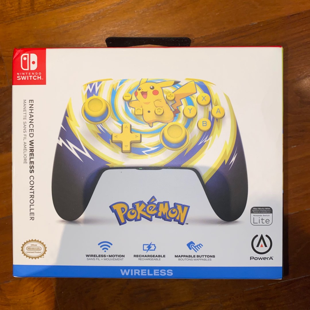 PowerA Enhanced Wireless Controller for Nintendo Switch - Pokémon: Pikachu  Vortex 