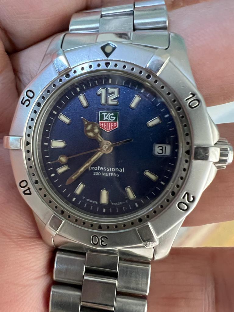 tag heuer 2000 blue dial