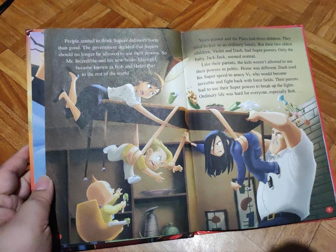 The Incredibles Disney Pixar vintage children's book 2004, Hobbies