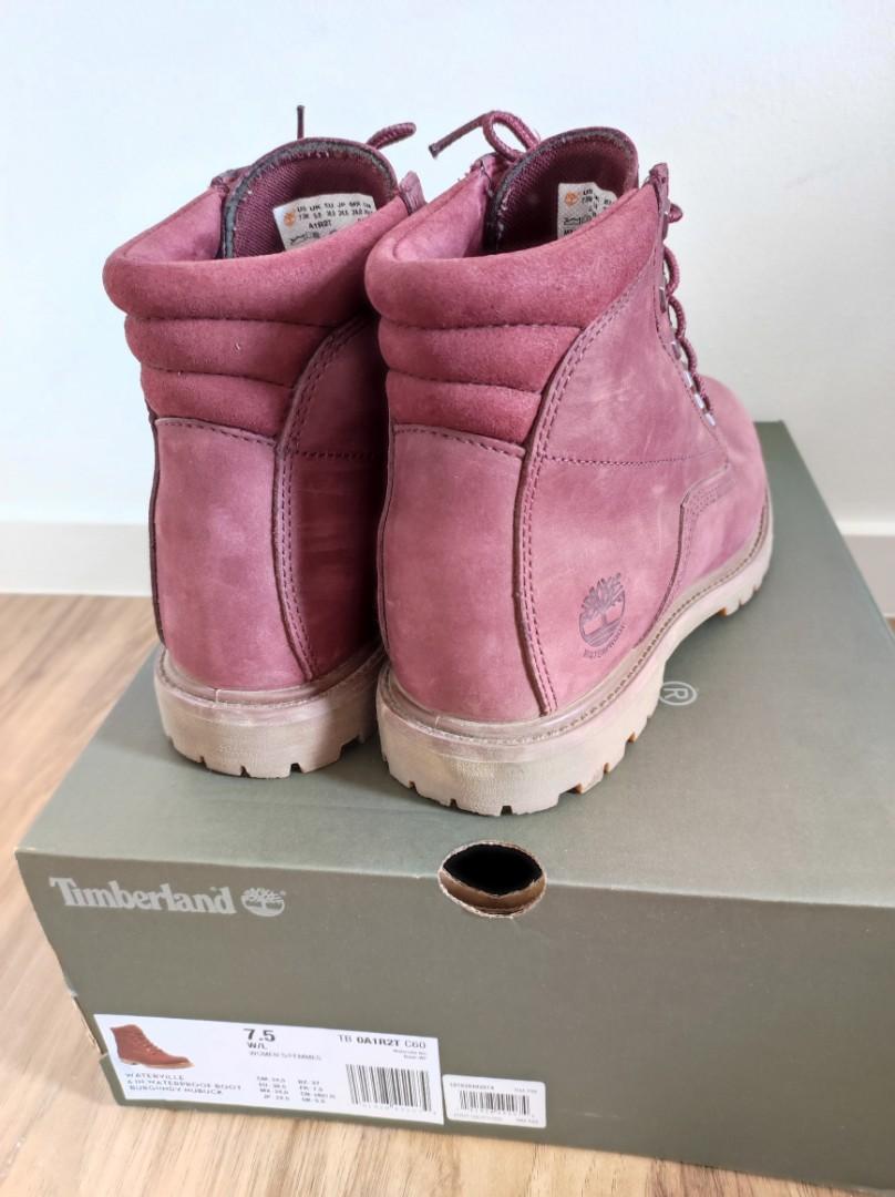 Frente al mar dolor de muelas La base de datos Timberland women burgundy nubuck waterproof boots UK 5.5 EU38.5, Women's  Fashion, Footwear, Boots on Carousell