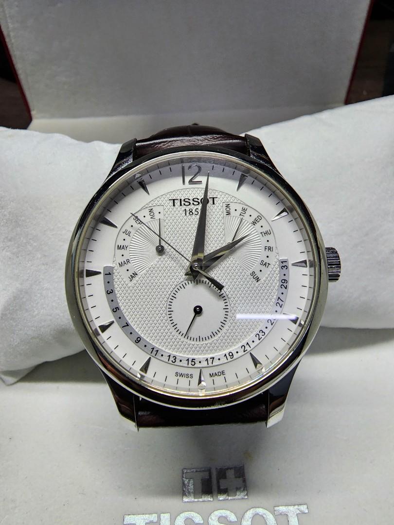TISSOT TRADITIONAL PERPETUAL CALENDAR, Luxury, Watches on Carousell