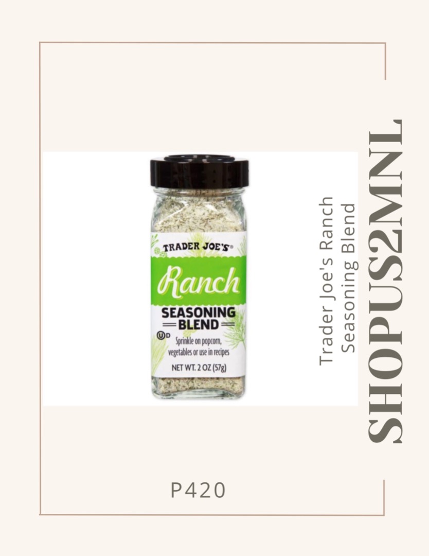 Trader Joe's Ranch Seasoning Blend, Food & Drinks, Spice & Seasoning on