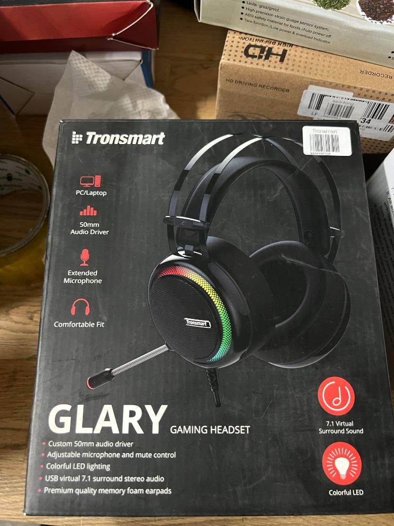 Tronsmart Glary Gaming Headset 7.1Virtual Surround Soud USB