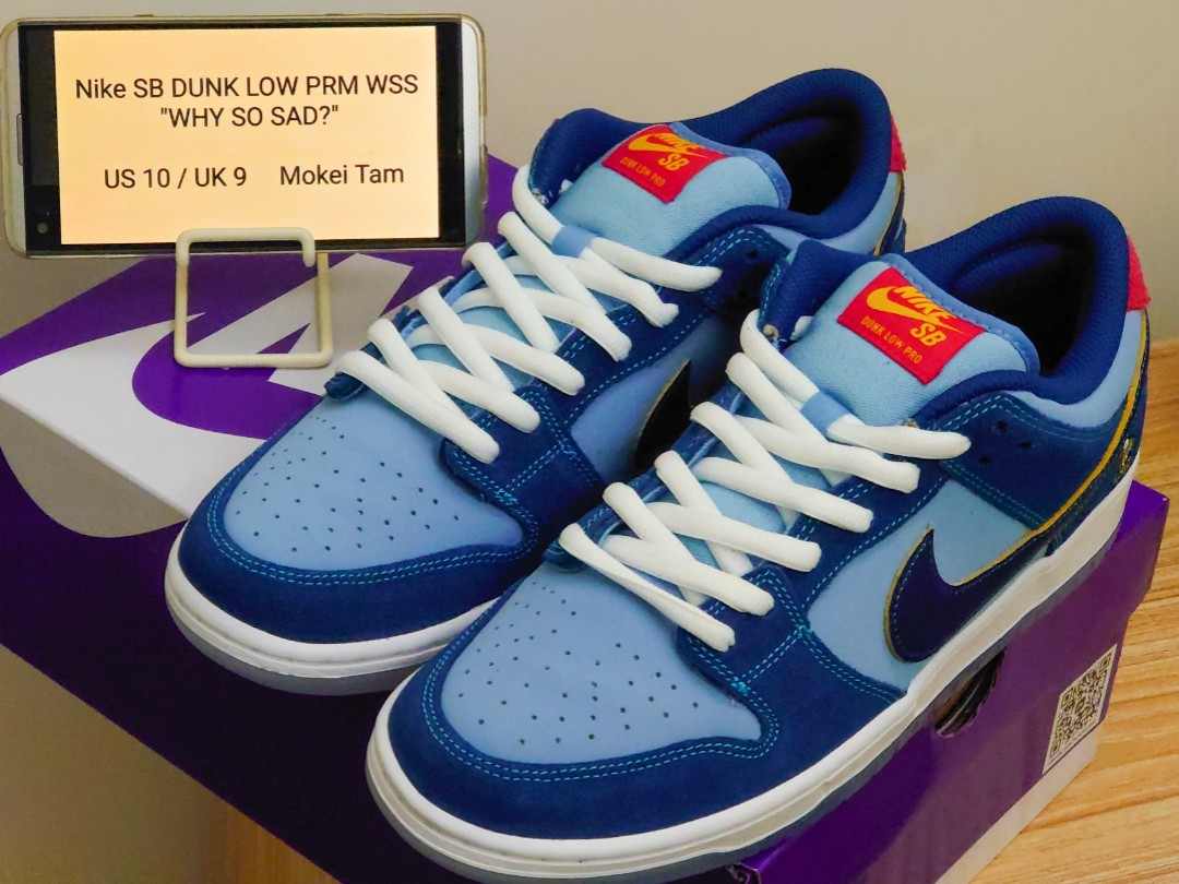 US10] Nike SB Dunk Low PRM WSS Why So Sad?