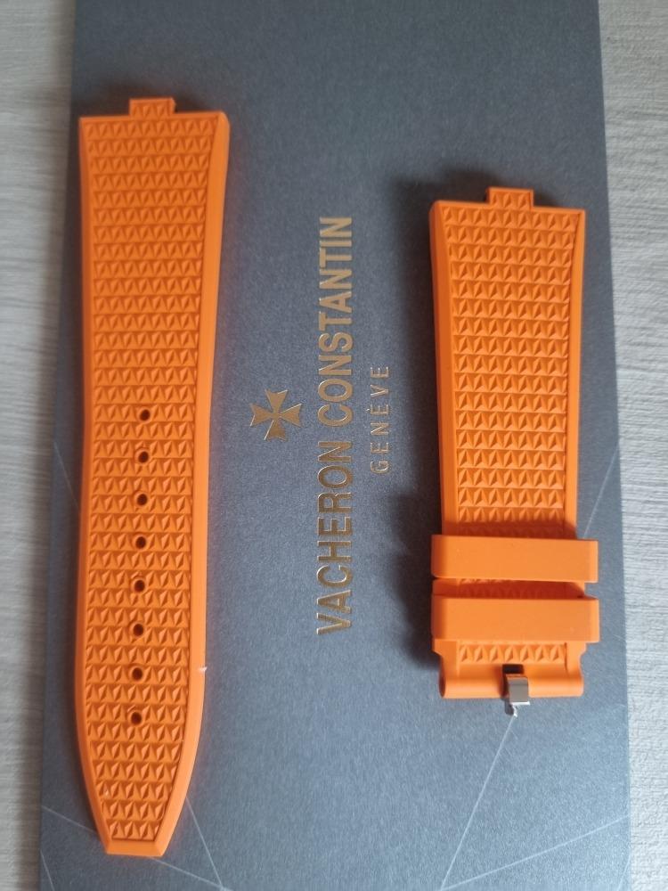 Rubber strap discount for vacheron overseas
