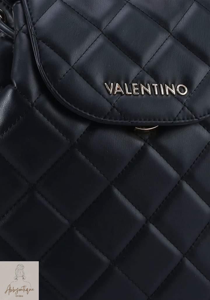 Valentino by Mario Valentino Ocarina quilted backpack in red