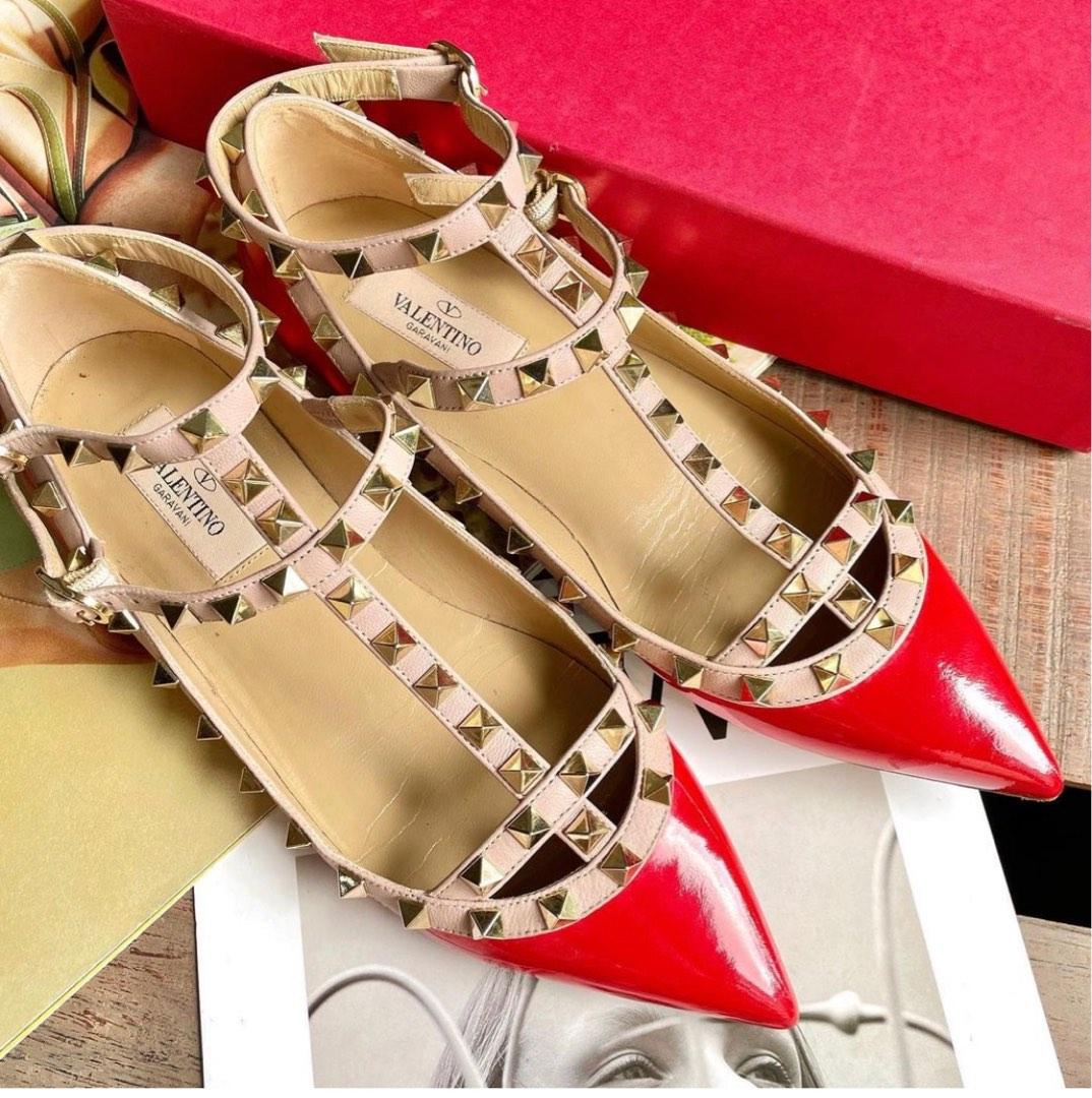Red valentino flats top