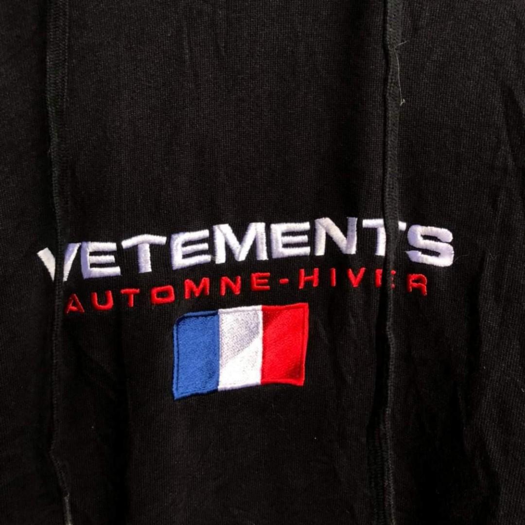Vetements discount layered hoodie