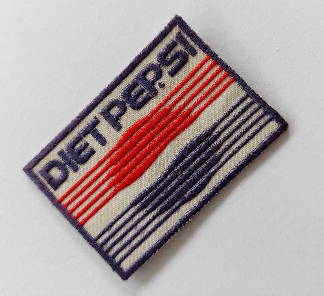 Bear On The Mountain Pepsi Logo Circle Iron-On/Sew-On Patch | Embroidery Novelty Badge For Jackets, Bags Collectible Girl Scout Badges &amp; Patches