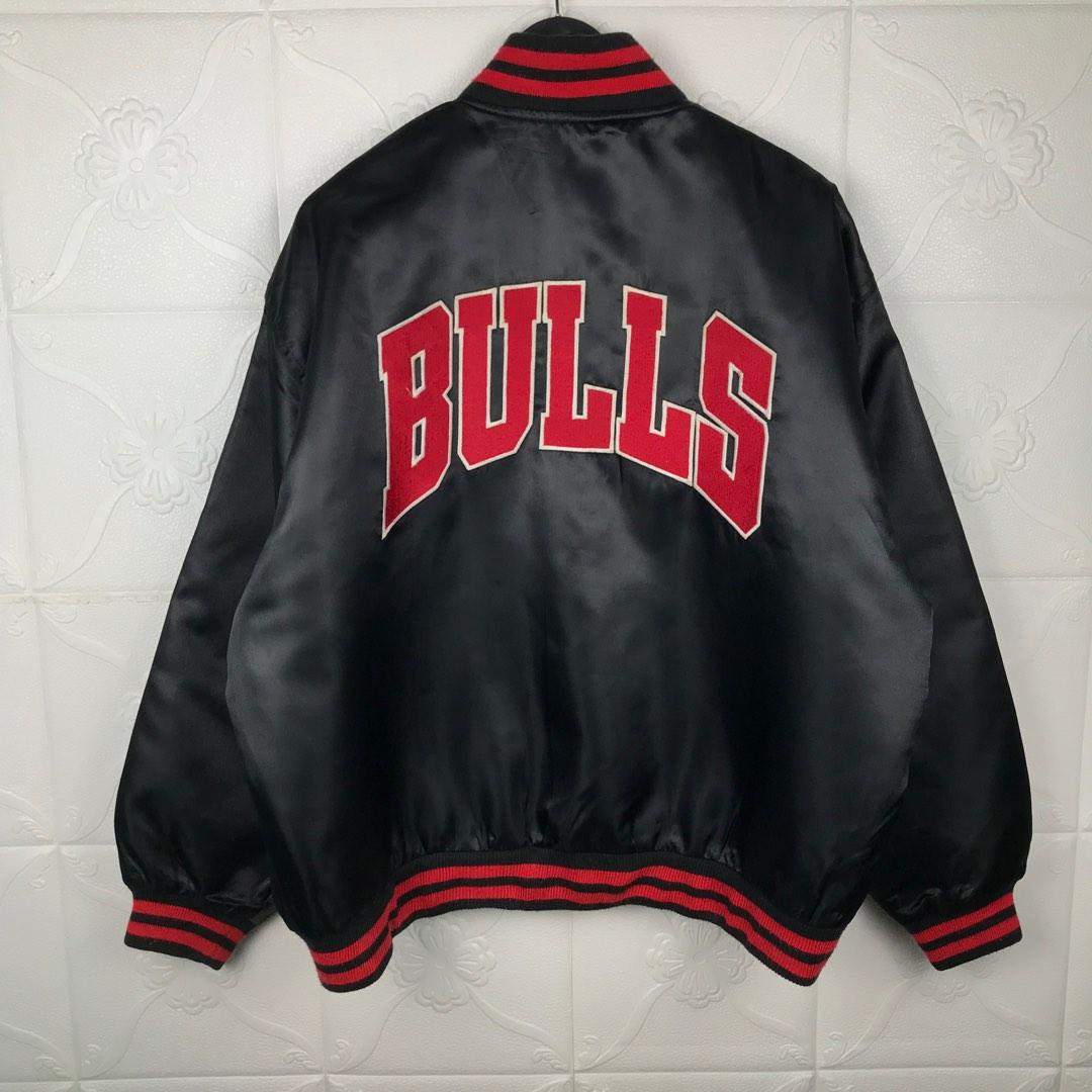 Bulls satin starter jacket hotsell