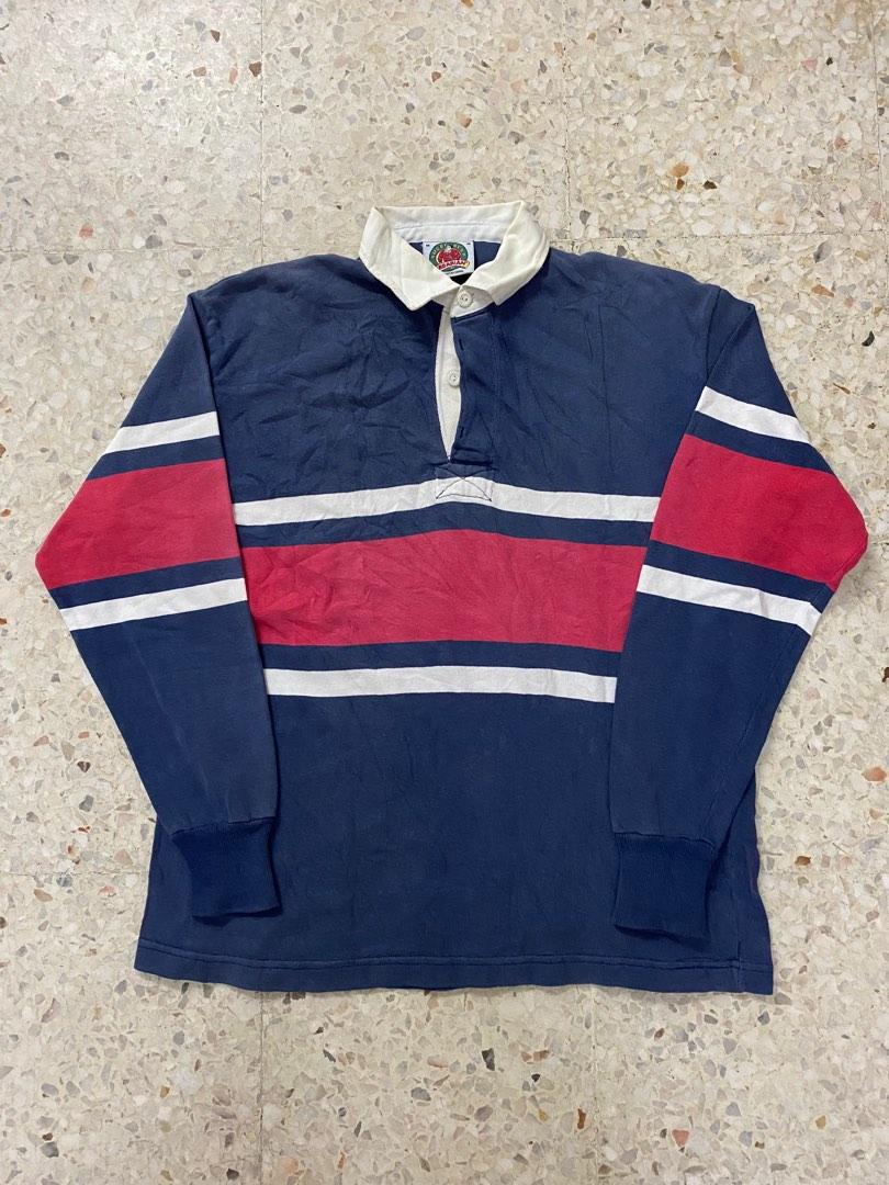 Vintage Rugby Shirt, Men's Fashion, Tops & Sets, Tshirts & Polo Shirts