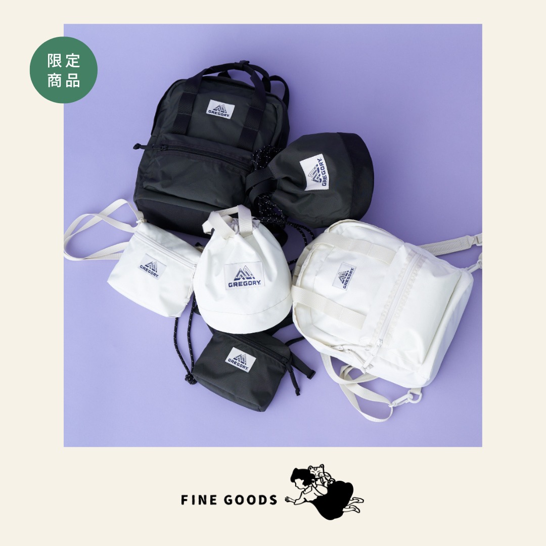 10月下旬推出】Gregory x earth music&ecology 別注系列Backpack