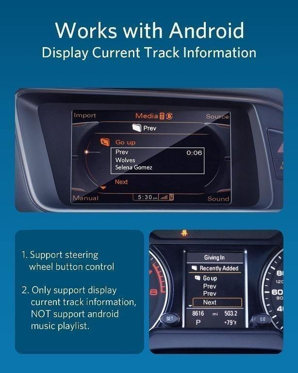 Audi 30 top pin bluetooth adapter