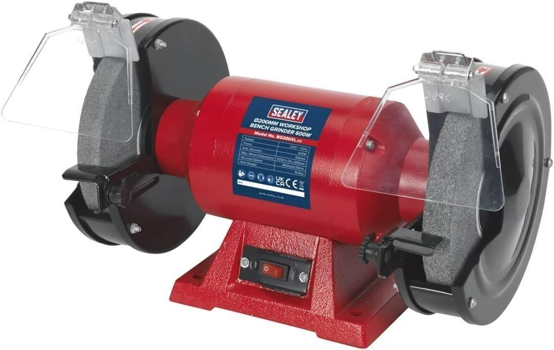 [1200] Sealey BG200XL Bench Grinder 200mm Diameter 600W/230V *Crack on