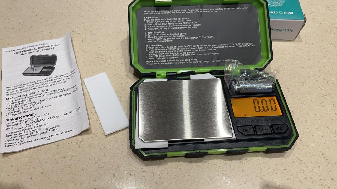 1510) Brifit Mini Digital Weighing Scale, 100g /0.01g Pocket Scale