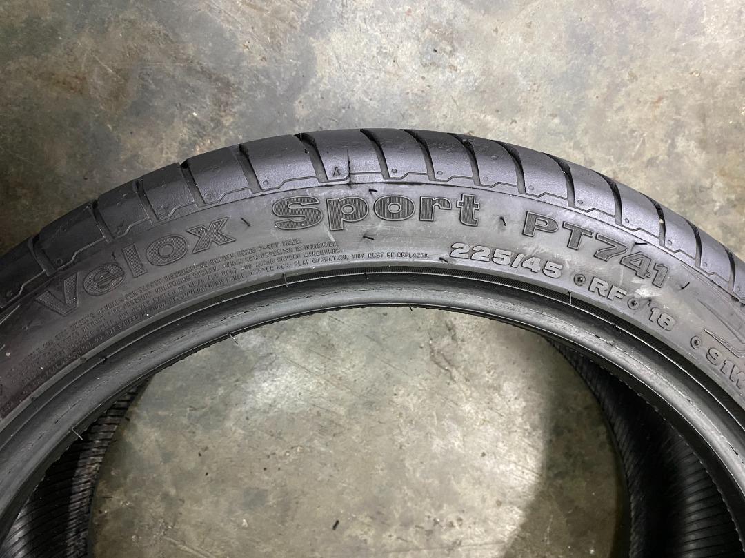 225 45 18 Petlas Velox Sport PT741 F30 C200 C300, Auto Accessories on ...