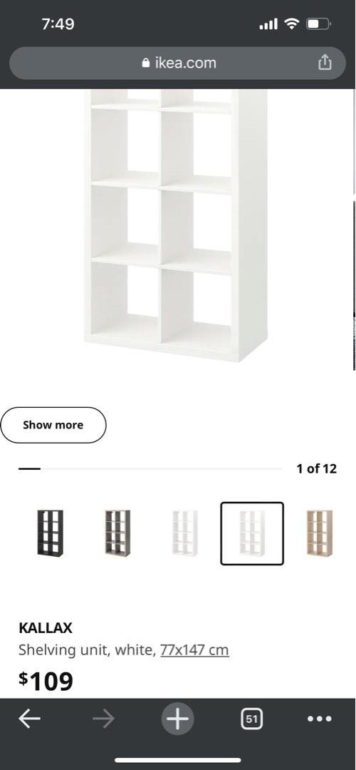 3 days special!! IKEA Kallax Shelving Unit, Furniture & Home Living