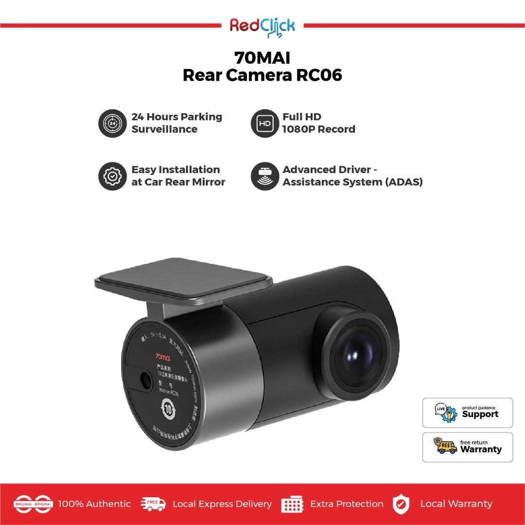 70mai Rear Camera RC06 Full HD 1920x1080 for 70mai A500S,A800, A800S dash  cam Ultra HD Dual-Vision Camera