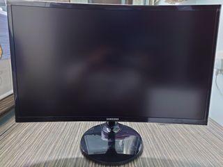 電腦屏幕 Samsung 三星24吋 曲面顯示器  LC24F390FHCXXK