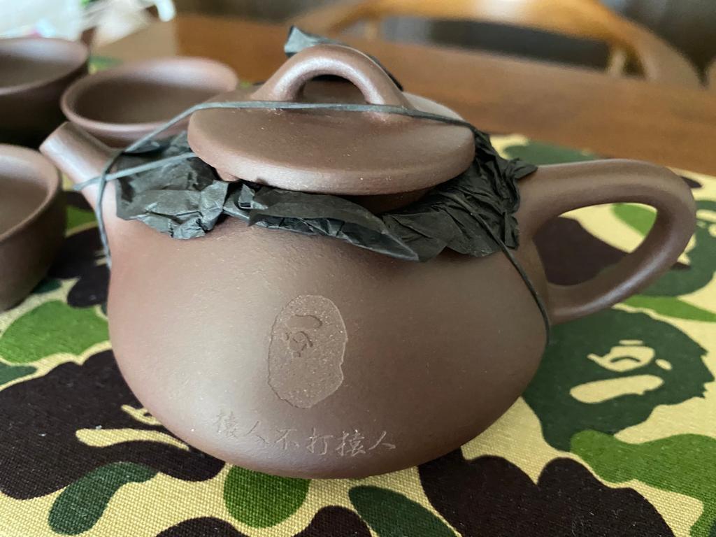 A Bathing Ape Bape tea set 茶 中囯 中国茶具 レア www