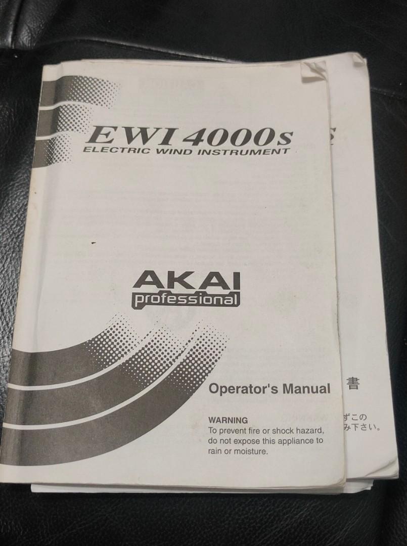 AKAI Professional EWI 4000S, Hobbies & Toys, Music & Media, Musical
