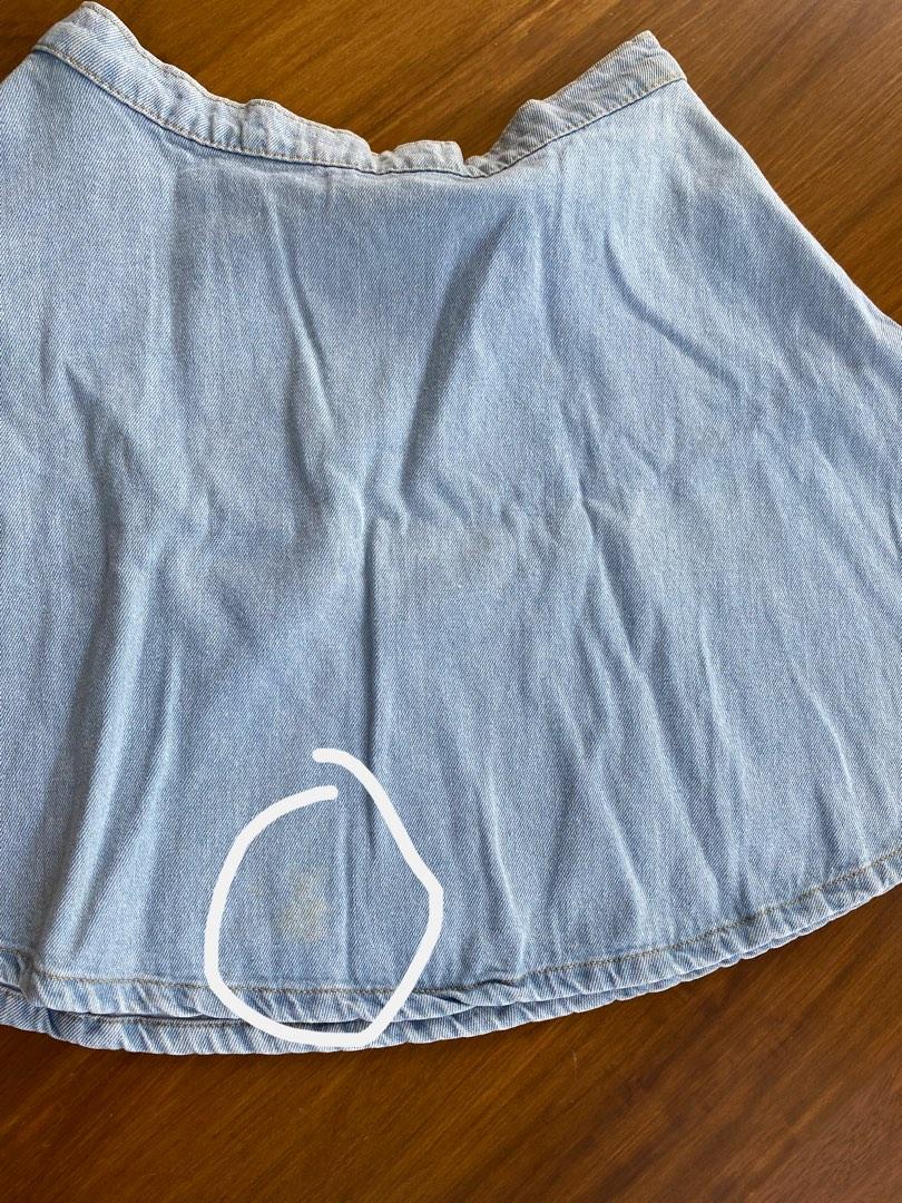 American Apparel denim skater skirt, Women's Fashion, Bottoms, Skirts