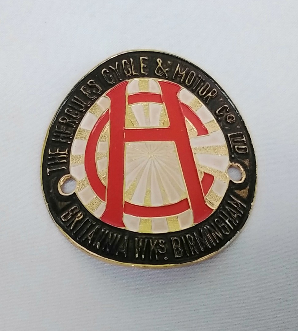 Insigne De Tête Hercules Pour Vélo Vintage Hercules Nos