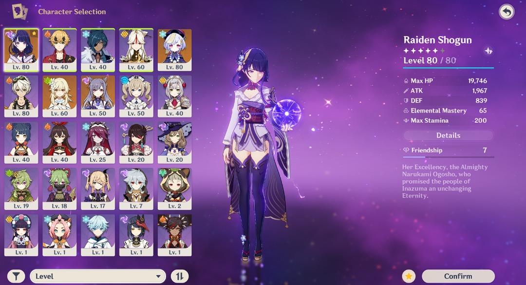 AR 45 Genshin Impact Account (Category: In-Game Products) located in Las Pinas. Submitted by fvictoriash (Listing ID 1188719687, Image 1). Description: -already set birthday & username; bought account from FB market place as is- -RFS: alr have raiden on main acc; 2nd account; can't play two accounts as I focus playing on my main- -account is untouched since 3.2 -untouched new archon quests -pm for more info on the acc- 5S⭐⭐⭐⭐⭐ Raiden Shogun (LVL 