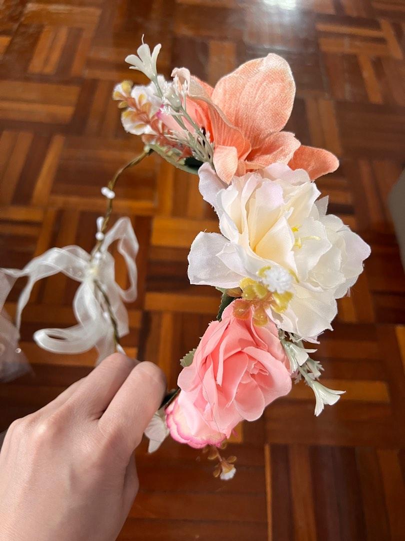 Artificial Flower Crown for Girls, Babies & Kids, Babies & Kids Fashion