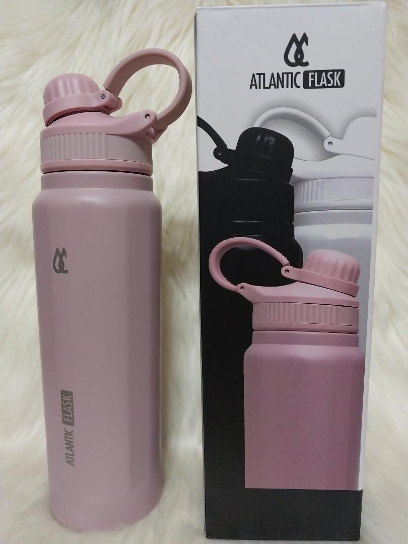 ATLANTIC FLASK ORIGINAL Stainless Steel Water BottleTumbler with Straw