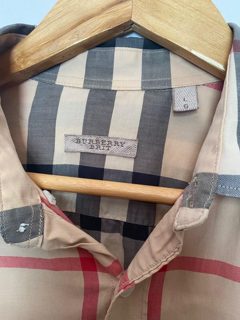 Authentic Burberry Brit Button Down Women s Fashion Tops