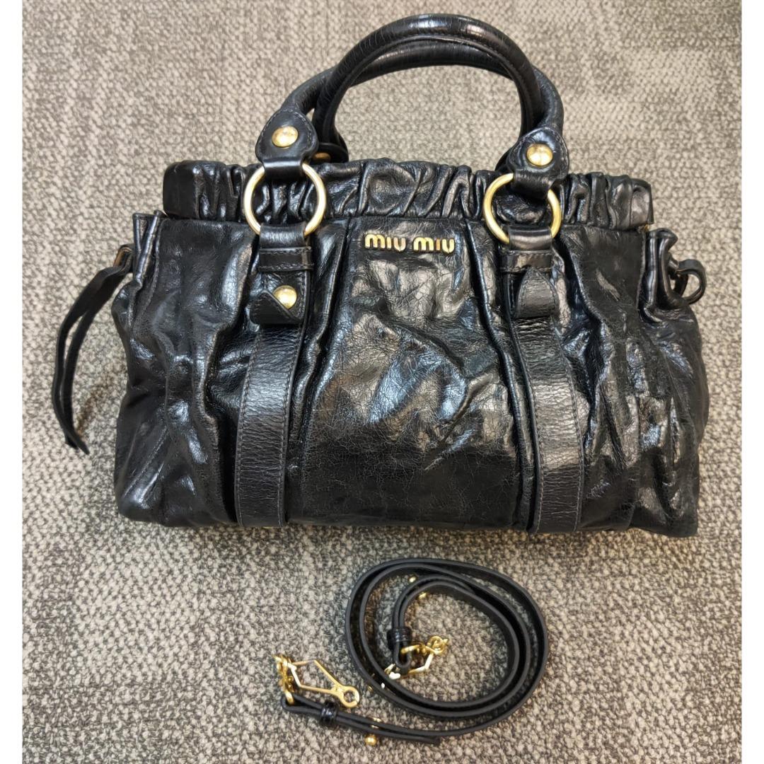 Authentic Miu Miu Bag (Black Color), Luxury, Bags & Wallets on Carousell