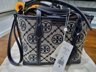 Tory Burch Perry Triple-Compartment Tote Clam Shell, Shopping Bag